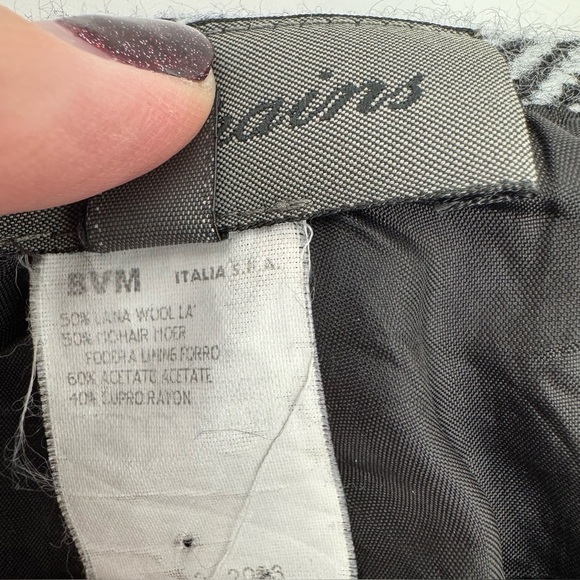 Les Copains Herringbone Wool‑Blend Midi Skirt – Made in Italy - Picture 3 of 8